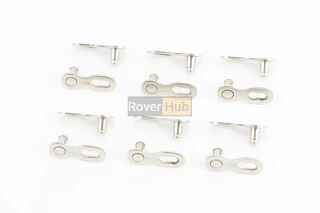 Замок ланцюга MTB 8зв. на блістері (6шт к-кт), сріблясто-сірий