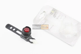 Ліхтар задній 1 діод алюмінієвий, чорний (без батарейок)