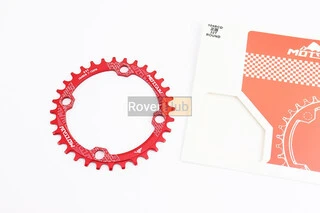Зірка передня MTB Narrow Wide 32Т (BCD:104мм), алюмінієва, червона