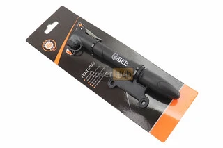 Насос пластмасовий, універсальний під штуцера Schrader&amp;Presta, чорний M21-02