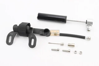 Насос (Mini) алюмінієвий, чорно-сірий