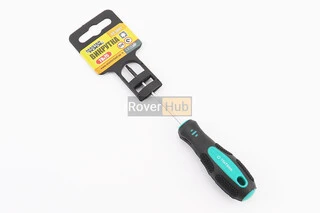 Викрутка магнітна TORX T 8x75мм ручка з TPR покриттям 49-0087