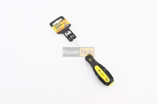 Викрутка магнітна шліцева SL5x100мм ручка з TPR покриттям 48-5510