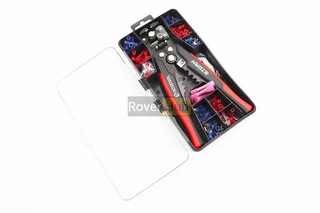 Знімач ізоляції автоматичний 200мм, з набором обтискних клем, STORM HT-7024