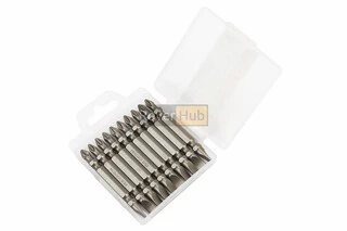 Бита двухсторонняя PH2/SL6 65мм 1/4" S2 10шт 10-26-651