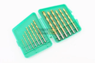 Набір свердел по металу 13шт D-1,5/2/2,5/3/3,2/3,5/4/4,5/4,8/5/5,5/6/6,5мм HSS TiN 11-1305