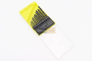 Набір свердел по металу 13шт D-2/2,5/3/3,5/4/4,5/5/5,5/6/6,5/7/7,5/8мм HSS BLACK 11-0213