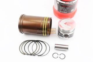 Поршнева R190N к-кт, поршень 90mm STD (форкамера "Підкова") +гільза +манжети, тефлонове покриття