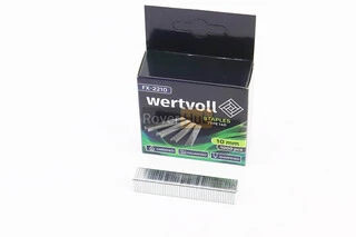 Скоби загартовані 10мм/10,6x1,25мм, R140, к-кт 1000шт FX-2210