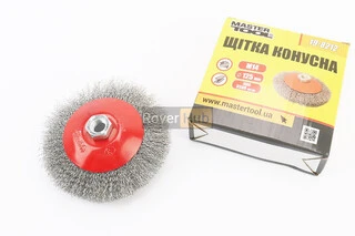 Щітка конусна М14 D-125мм з рифленого дроту 19-8212