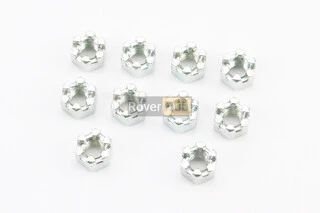 Гайка М6x1 корончаста 8 цб DIN935, к-кт 10шт