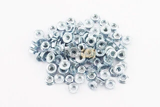 Гайка М6x1 фланц 8 цб зубч DIN6923, к-кт 100шт