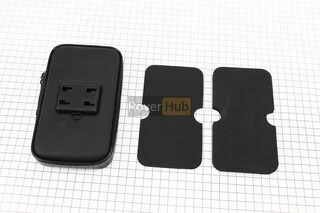 УЦІНКА Тримач-чохол телефону (XL) 170х90х30мм на кермо, сенсорна плівка, вологозахисний, швидкознімний (слабке кріплення фіксації