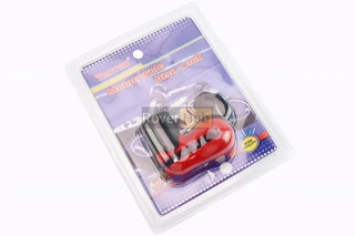 Замок протиугінний на гальмівний диск під ключ, червоно-чорний TY115