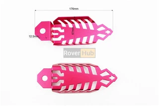 Захист заднього амортизатора універсальна TUNING, ЧЕРВОНИЙ