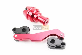 Крашпеди-слайдери (відбійники) універсальні, зі зміщеним кріпленням, ЧЕРВОНИЙ к-кт 2шт