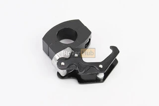 Гачок речовий (метал) подвійний, кріплення на кермо TUNING, ЧОРНИЙ