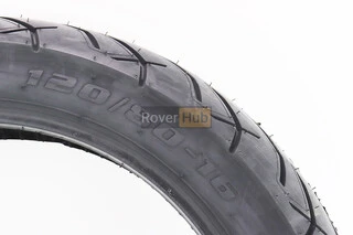 Шина 120/80-16 безкамерна, шосейний малюнок D356