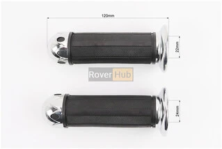 Рукоятка руля лев./пр. к-кт с хром. наконечниками, тип 1