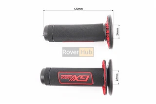 Рукоятка керма лів./пр. к-кт, чорно-червоні