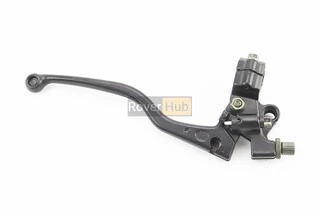 Важіль керма лівий з кріпленням під дзеркало (М10 права) МОТО CG/CB/Viper-V150A, тип 3 (можливі дефекти фарбування, див. фото)