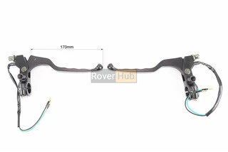 Важелі керма ліве, праве з кріпленням під дзеркало, к-кт 2шт (М10 права) МОТО CG/CB