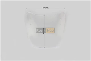 Стекло ветровое 36,5х40,5см (2,8мм)