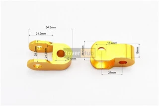 Удлинитель заднего амортизатора 27мм к-кт 2шт, желтый