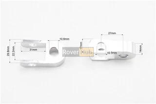 Удлинитель заднего амортизатора 30мм к-кт 2шт + болты + гайки, серый
