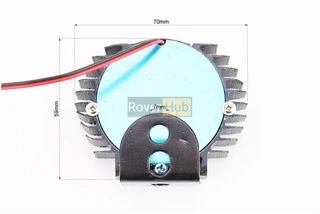 Фара дополнительная светодиодная - 9 LED с креплением, "компакт" ЧЕРНАЯ тип 1