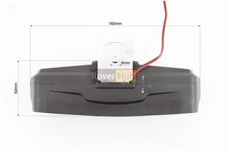 Фара дополнительная светодиодная влагозащитная - 16 LED с креплением, прямоугольная 160*50мм