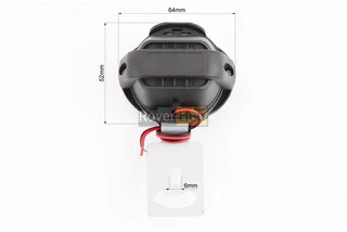 Фара дополнительная светодиодная влагозащитная - 6 LED с креплением, к-кт 2шт 64*52мм, тип 1