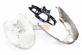 УЦІНКА Yamaha JOG SA-24 BJ пластик - передній верхній "дзьоб", ЧОРНИЙ (відламане кріплення, див. фото)