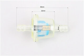 Фильтр топливный прозрачный (элемент сетка) цветные