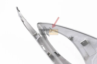 УЦІНКА Yamaha JOG SA-36J/39J пластик - верхній бічний лів+прав к-кт 2шт, ТЕМНО-СІРИЙ (див. фото відламано кріплення)