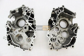 УЦІНКА ZS250-4B/Honda - CBT250 Картер двигуна лівий + правий к-кт (невеликий наліт)