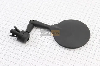 УЦІНКА велоаксесуари Дзеркало кругле, регульоване, чорне (пошкодження, див. фото)