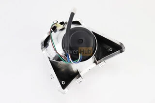 УЦІНКА Фара передня в зборі, тип. 1 (роз'єм малий "мама") (дефект скла + тріщини, див. фото)