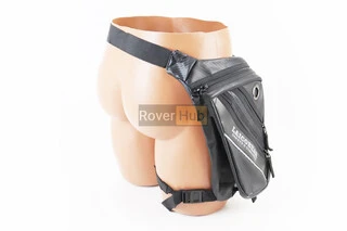 Мото сумка стегна 25x29х6см, Чорна