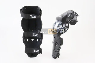 Наколінники захисні (коліно+гомілка) к-кт 2шт, Чорно-Білі