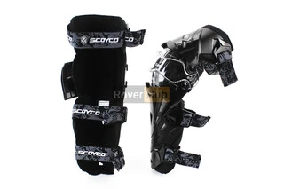 Наколінники захисні (коліно+гомілка) к-кт 2шт, Чорні, тип 1