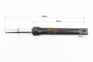 Амортизатор передній Honda DIO (під бараб. гальм) Якісні, ЧОРНИЙ