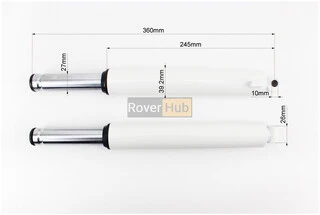 Амортизатор передній к-кт 2шт Honda DIO, 360мм (під бараб. гальм)