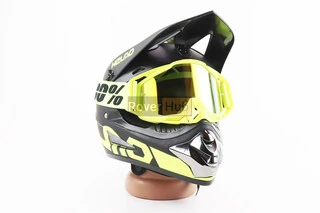 Очки кроссовые/эндуро/АТV, желтые (зеркальное стекло)