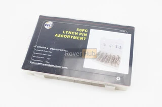 Набор шплинтов с кольцом (L-36,5;d-4,8, L-44,5;d-6,4, L-44,5;d-8, L-45;d-11) 4 вида, 50шт