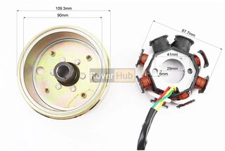 Магнето в сборе (8 катушек)