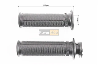 Рукоятка керма ліва, права з вставкою к-кт 2шт Suzuki LET'S (20мм внутрішній діаметр лівої рукоятки)