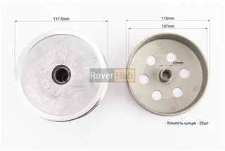 Варіатор задній к-кт Honda DIO AF56