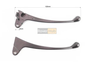 Рычаги руля левый, правый к-кт 2шт (барабан. тормоз) Honda DIO, чёрные