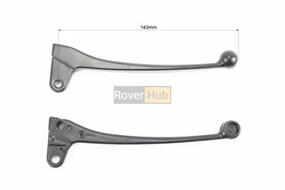 Важелі керма лівий, правий к-кт 2шт (барабан. гальмо) Suzuki LET'S, чорні